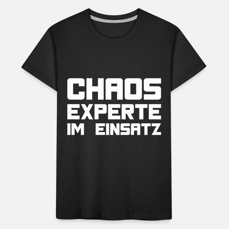 Chaos-Experte im Einsatz Kinder Premium Bio T-Shirt