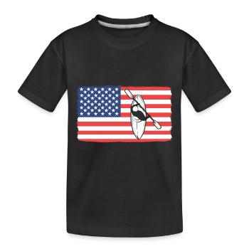 Kayak Kayak - T-shirt bio Premium Enfant - noir - Devant