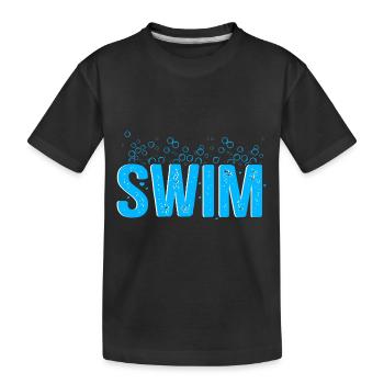 Nager - T-shirt bio Premium Enfant - noir - Devant