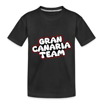 Gran Canaria Team - Kids' Premium Organic T-Shirt - black - Front