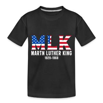 MARTIN LUTHER KING - T-shirt bio Premium Enfant - noir - Devant