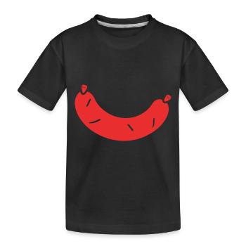 Merguez - Kids' Premium Organic T-Shirt - black - Front