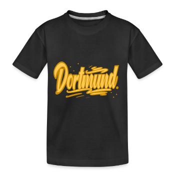 Dortmund - Kids' Premium Organic T-Shirt - black - Front