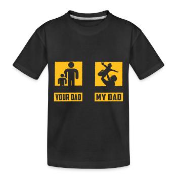 Ton père mon père - T-shirt bio Premium Enfant - noir - Devant