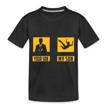 Capoeira - Kinder Premium Bio T-Shirt - Schwarz - Vorne