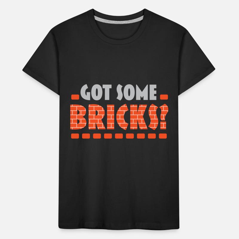 I have some bricks bricklayer profession bricklayer Kids' Premium Organic T-Shirt