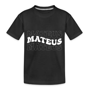 Drôle Mateus Groovy 4 Hommes Femmes Cool Mateus Tie - T-shirt bio Premium Enfant - noir - Devant
