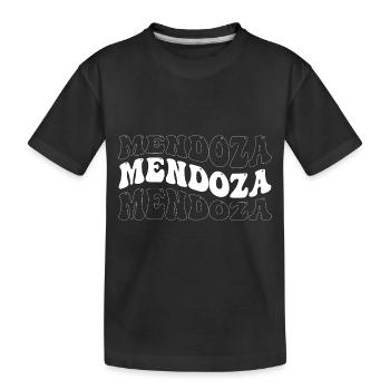 Lustige Mendoza Groovy 4 Männer Frauen Coole Mendoza Krawatte - Kinder Premium Bio T-Shirt - Schwarz - Vorne