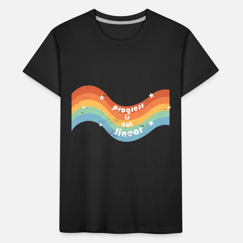 Le progrès n’est pas linéaire ABA thérapeute comportemental T-shirt bio Premium Enfant