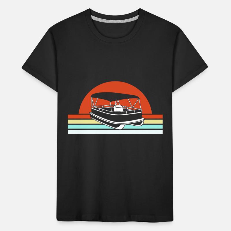 Pontonboot Boot Boote Kinder Premium Bio T-Shirt