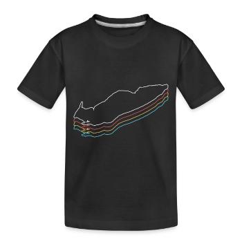 Great Lakes - Kids' Premium Organic T-Shirt - black - Front
