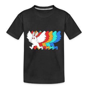Papillon de nuit - T-shirt bio Premium Enfant - noir - Devant