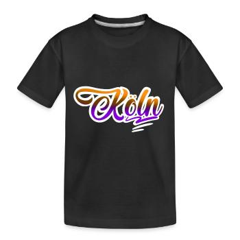 Cologne - Kids' Premium Organic T-Shirt - black - Front
