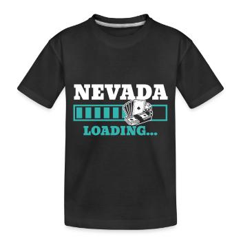Nevada Store États-Unis État d’Amérique Voyage Nevadan - T-shirt bio Premium Enfant - noir - Devant