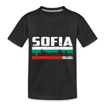 Sofia Bulgarie - T-shirt bio Premium Enfant - noir - Devant
