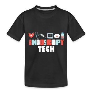 Endoscopy Tech Proud Registered Gastro Nurse Squad - T-shirt bio Premium Enfant - noir - Devant