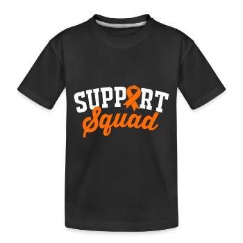 Leukämie Bewusstsein - Kinder Premium Bio T-Shirt - Schwarz - Vorne