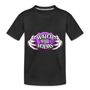 Halloween Witch Hands Witch Hand Arnaque Trick Treat - T-shirt bio Premium Enfant - noir - Devant