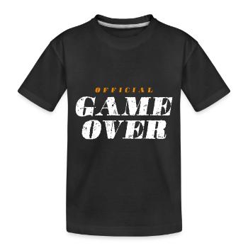 Citation Game Over - T-shirt bio Premium Enfant - noir - Devant