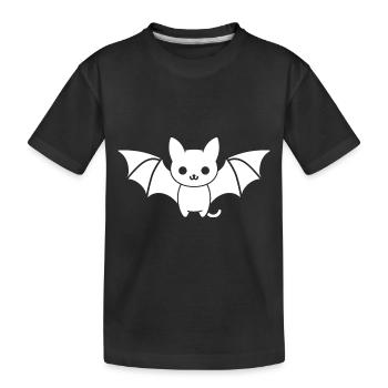 bat - Kids' Premium Organic T-Shirt - black - Front