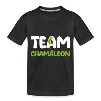 Terrarium Echsen Reptilien - Kinder Premium Bio T-Shirt - Schwarz - Vorne