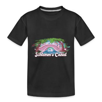 Drôle d’optométriste Citation du globe oculaire du canal de Schlemm - T-shirt bio Premium Enfant - noir - Devant