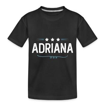 Adriana - T-shirt bio Premium Enfant - noir - Devant