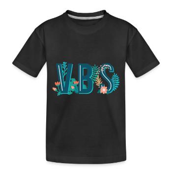 VBS Crew Summer Camp Bible Study Vacation Bible - Kinder Premium Bio T-Shirt - Schwarz - Vorne
