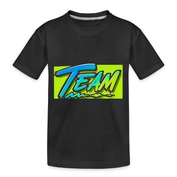équipe - T-shirt bio Premium Enfant - noir - Devant