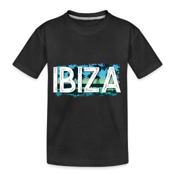 Ibiza - T-shirt bio Premium Enfant - noir - Devant