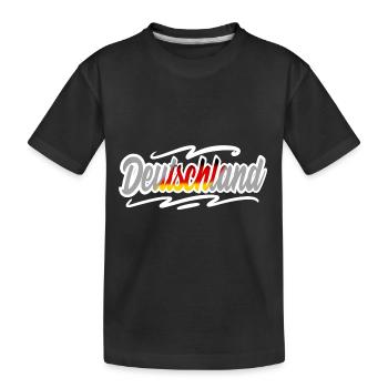 Allemagne - T-shirt bio Premium Enfant - noir - Devant