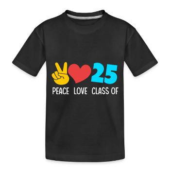 Classe de 2025 Abitur Abiturient Abitur 2025 - T-shirt bio Premium Enfant - noir - Devant