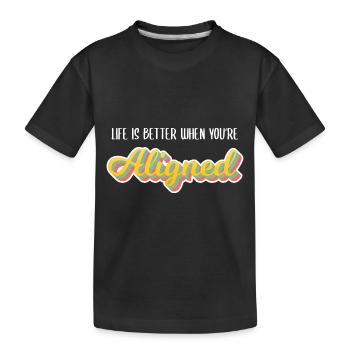 Chiropractor Physiotherapist Gerenkt I Gift - Kids' Premium Organic T-Shirt - black - Front
