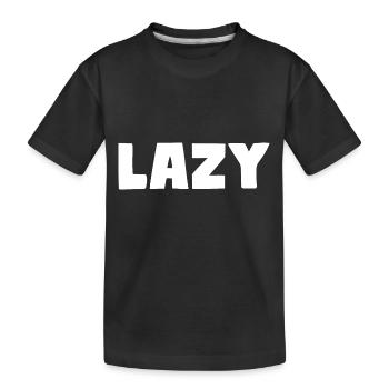 Paresseux - T-shirt bio Premium Enfant - noir - Devant