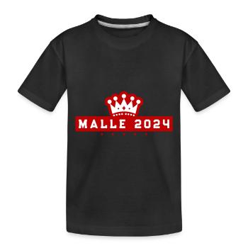 Malle 2024 Krone Holiday - Kids' Premium Organic T-Shirt - black - Front