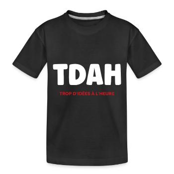 TDAH - T-shirt bio Premium Enfant - noir - Devant