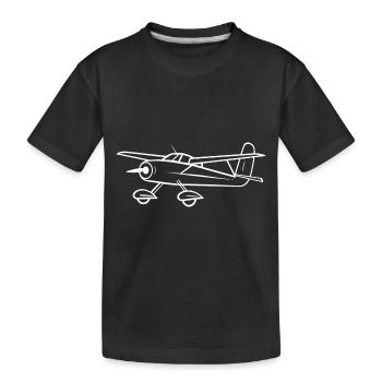 Avion ulm - T-shirt bio Premium Enfant - noir - Devant