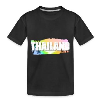 Thaïlande - T-shirt bio Premium Enfant - noir - Devant