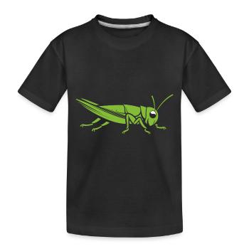 Sauterelle - T-shirt bio Premium Enfant - noir - Devant