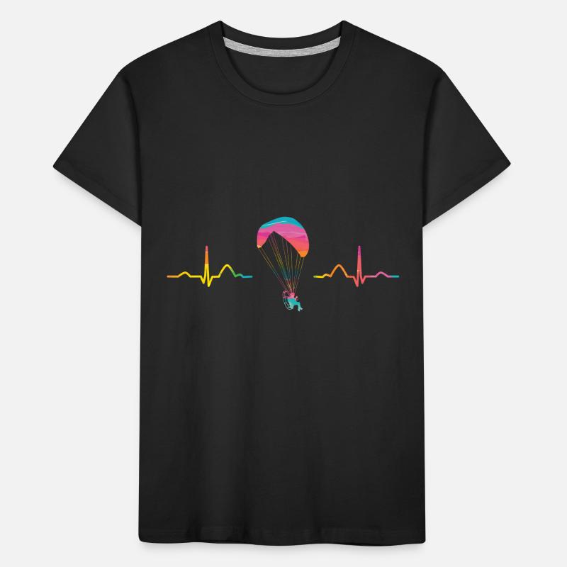 Motorized Paragliding PPG Paramotoring Kids' Premium Organic T-Shirt