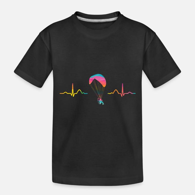 Parapente motorisé Paramoteur Paramoteur - T-shirt bio Premium Enfant - noir