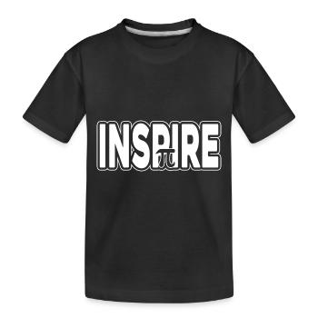 Pi Day Inspire Math Pi Day - Kids' Premium Organic T-Shirt - black - Front