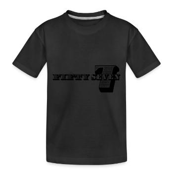 57e anniversaire Idées cadeaux pour lui Chemise homme - T-shirt bio Premium Enfant - noir - Devant