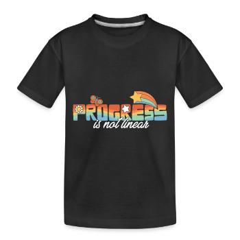 Les progrès des enseignants accélérés paraprofessionnels ne sont pas - T-shirt bio Premium Enfant - noir - Devant
