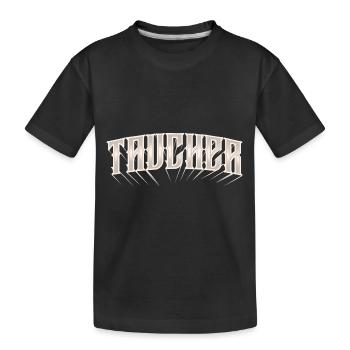 Taucher Tauchen - Kinder Premium Bio T-Shirt - Schwarz - Vorne