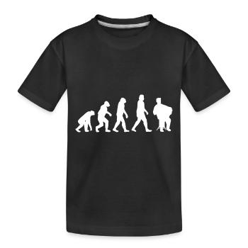 Akkordeon - Kinder Premium Bio T-Shirt - Schwarz - Vorne