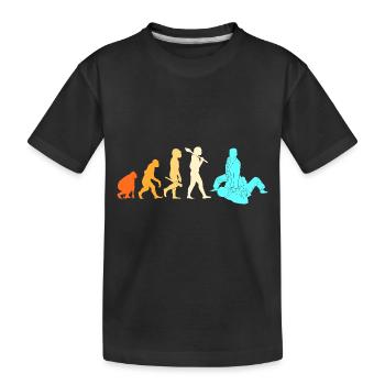 Jiu Jitsu Self Defense - Kids' Premium Organic T-Shirt - black - Front