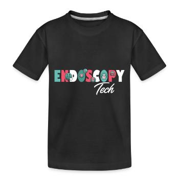 Conceptions uniques d’infirmière d’endoscopie et d’escouade gastro - T-shirt bio Premium Enfant - noir - Devant