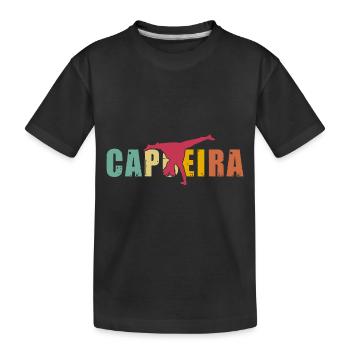 Capoeira - Kinder Premium Bio T-Shirt - Schwarz - Vorne