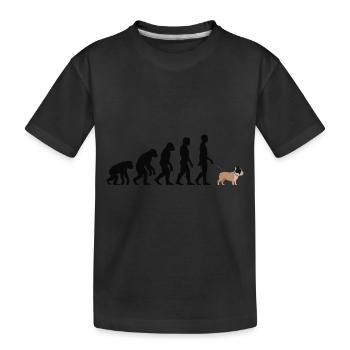 Bouledogue français - T-shirt bio Premium Enfant - noir - Devant